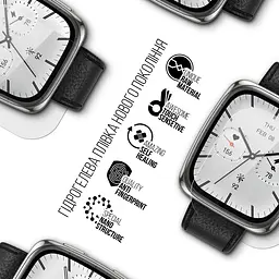 Гідрогелева плівка на годинники Amazfit Active 2 Square ArmorStandart захисна плівка для смарт годинників прозора (ARM91532) - мініатюра 2