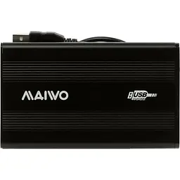 Кишеня зовнішня Maiwo K2501A-U2S 2.5" USB 2.0 black - мініатюра 3