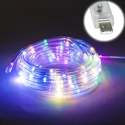 Гірлянда світлодіодна LED Duralight, 9 м, різнокольорова, USB живлення - мініатюра 2