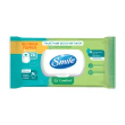 Туалетний папір Smile Classic Comfort Вологий 72 шт. (4823071668865) - мініатюра 4