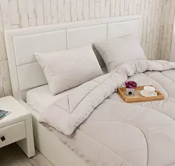 Ковдра велюрова Руно Soft Pearl з силіконовим наповнювачем, 200х220, бежева (322.55_Soft Pearl) - мініатюра 4