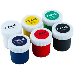 Гуаш Kite Classic 6 кольорів (K-062) - мініатюра 2