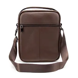 Месенджер шкіряний з ручкою Tiding Bag A25F-FL-9747C коричневий - мініатюра 5