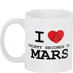 Кухоль GeekLand 30 секунд до Марса I love Thirty Seconds to Mars CP 03.342 330 мл білий - мініатюра 3
