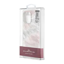 Чохол Lum Neon (світяться у темряві) iPhone 13 Pro Marble Pink - мініатюра 2