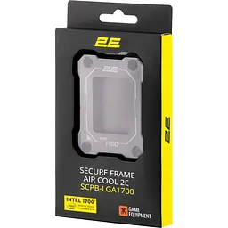 Контактна рамка для процесора 2E Gaming Air Cool SCPB-LGA1700, Aluminum, Black - мініатюра 6