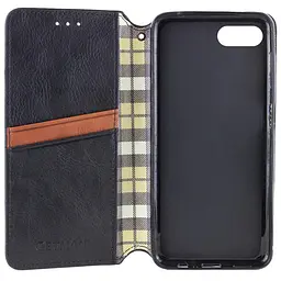 Шкіряний чохол-книжка GETMAN Cubic (PU) для Apple iPhone 7 / 8 / SE (2020) (4.7) Чорний - мініатюра 3