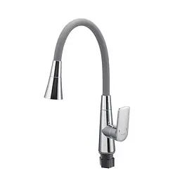 Змішувач для кухні Mixxus Premium Matis 011-T (Nut) refl.gray MI8267, Хром - мініатюра 3