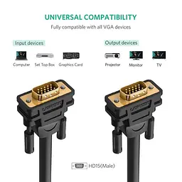 Кабель Ugreen VGA-VGA 1 м (UGR-11673) - миниатюра 7