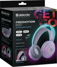 Гарнітура Defender FreeMotion B651 Bluetooth White (63651) (7202786) - мініатюра 8