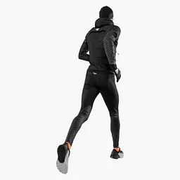 Штани Dynafit Reflective Tights Mens S Чорний - мініатюра 2