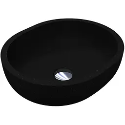 Умивальник Miraggio Mark 425 mirastone black 0002685, Чорний матовий