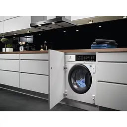 Прально-сушильна машина Electrolux вбудована фронтальна, 8(4)кг, 1600, D, 54см, дисплей, пара, інвертор, білий - мініатюра 9
