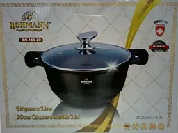 Каструля Bohmann BH 150-24 Black 24 см 5 л - мініатюра 9