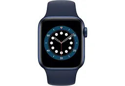 Смарт-годинник Apple Watch Series 6 GPS 40mm Blue Aluminum Case with Deep Navy Sport Band [MG143] [50372] - мініатюра 2