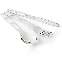 Комплект GSI Outdoors ніж виделка ложка Glacier Stainless 3 Pc Cutlery (1099-61004)