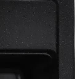Кухонна мийка Zerix ZS-5751S-03 black ZX4596, Чорний матовий - мініатюра 2