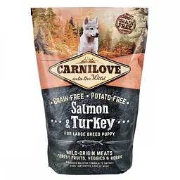 Сухий корм Carnilove Puppy Large Breed Salmon & Turkey 1.5 кг для цуценят великих порід - мініатюра 3