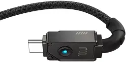 Кабель Baseus Unbreakable Series Fast Charging Cable Type-C to Type-C 100W 1m P10355800111-00 Black - мініатюра 2