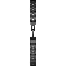 Ремінець Garmin QuickFit 22 Watch Bands Vented Titanium Bracelet with Carbon Grey DLC Coating (010-12863-09) - мініатюра 2