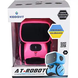 Радіокерований робот AT-Robot з голосовим керуванням Pink (AT001-04-UKR) [154438] - мініатюра 9