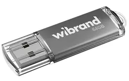 Flash Wibrand USB 2.0 Cougar 64Gb Silver - мініатюра 1
