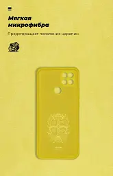 Чохол ArmorStandart ICON для OPPO A15/15S Camera cover Yellow - мініатюра 4
