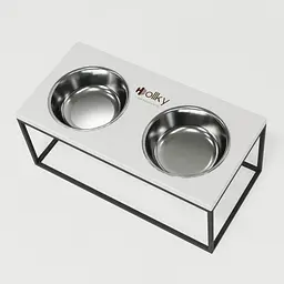 Hollky Base XL20 — миски на підставці для великих собак (2 × 1,8 л) - мініатюра 5