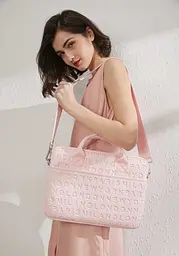 Сумка для ноутбука Wiwu Cosmo Slim Case for MacBook 13,3" / 14" Pink Sand [61762] - мініатюра 4