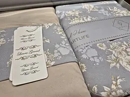 Комплект постільної білизни євро розміру Laura Grand LG-32-8 європейка з компаньйоном Наволочки 2 шт 50 х 70 см Сатин - мініатюра 4