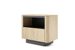 Тумба приліжкова Perfect Home Торро / Torro 1S/63 з 1 шухлядою Дуб кремона/чорний (PFH-091419) - мініатюра 4