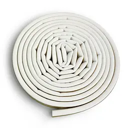 Ущільнювач для дверей клейкий D-подібний 6 м HORST білий (DS-D 9x7,5 WHITE) - мініатюра 2