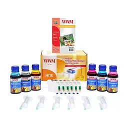 Комплект перезаправочных картриджей WWM Epson P50/PX660/PX720WD/PX820FWD (RC.T080)