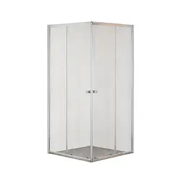 Душова кабіна без піддону Mixxus Cubic SC01-90x90x185-TR хром прозоре скло 4 мм MI6906, Універсальна, прозорий, хром