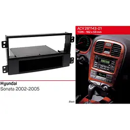Перехідна рамка Hyundai Sonata ACV 281143-01 - мініатюра 3
