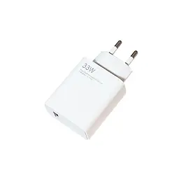 Зарядний пристрій 33W + кабель USB Type C 6,5A Qualcomm QC3.0, QC4.0 АВS пластик Білий - мініатюра 5