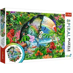 Пазл Trefl SPIRAL Тропічний світ колаж 1040 ел. (40014)