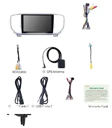 Автомагнітола XPRO штатна Toyota Highlander 2015 (10") Android 10.1 (4/32) чорний (Toyota Highlander 2015_9600) - мініатюра 3
