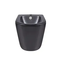 Біде підлогове Qtap Robin 565x360x405 Black matt QT13442141CMB, Чорний матовий - мініатюра 2
