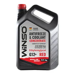 Антифриз Winso Antifreeze & Coolant Red G12+ красный концентрат 10кг(881280)