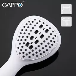 Ручний душ 2-режими білий Gappo G25, Білий - мініатюра 4