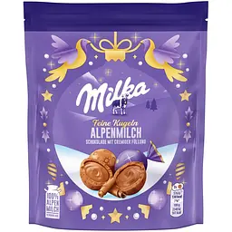 Цукерки Milka Feine Kugeln Alpenmilch 90 г.
