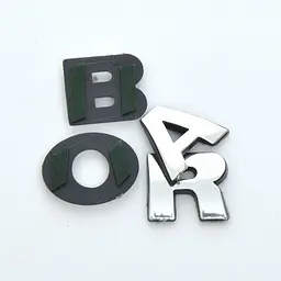 Емблема напис Bora роздільний напис скотч 115 x 25 мм 1997-2004 (5671) - мініатюра 2