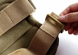 Набір наколінників і налокітників для страйкболу 4 шт., регульований, хакі - мініатюра 4