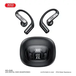 Навушники XO G49 Black (XO-G49-BK) - мініатюра 4