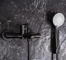 Змішувач для ванни Rea Ontario black matt REA-B5512 - мініатюра 5