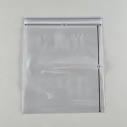Пакети Zip-Lock прозорі 15x18 см, 100 шт, 50 мкм, поліетиленові пакети із застібкою - мініатюра 2
