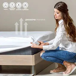 Наматрацник-чохол Ideia Aqua Stop водонепроникний 200х120 см (8-13244) - мініатюра 2