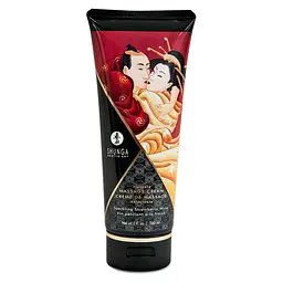 Їстівний масажний крем Shunga «Полуниця і Шампанське» 100 мл