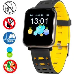 Смарт-годинник Smart Watch Gelius Pro GP-CP11 Plus (AMAZWATCH 2020) (IP68) Black/Yellow - мініатюра 6